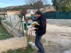 Distribution boite au lettre villa d'un lotissement de La Bouilladisse